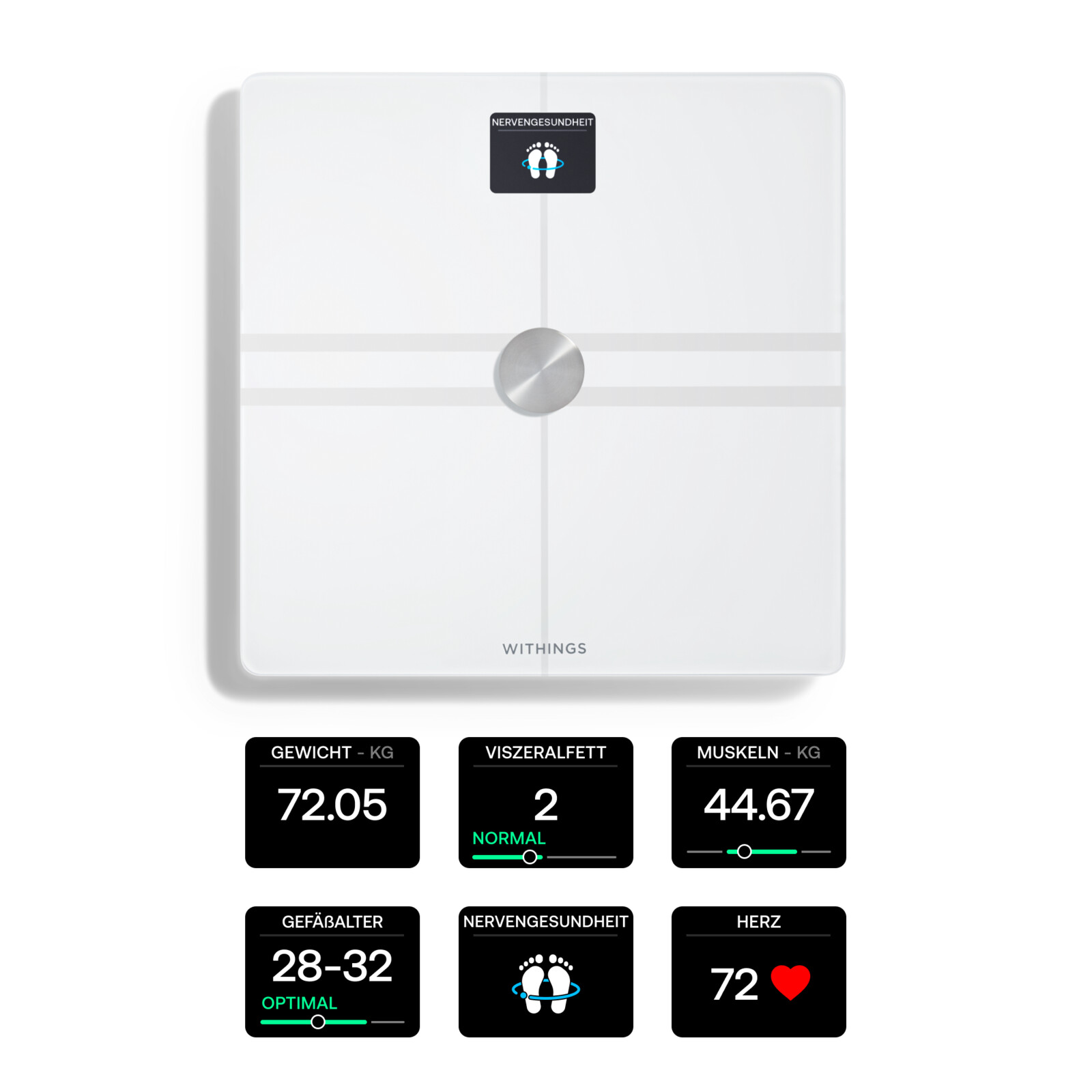 Withings Body Comp K&ouml;rperwaage wei&szlig;