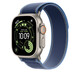 Apple Watch 49mm Blue/Bright Blue Trail Loop M/L natural Titan