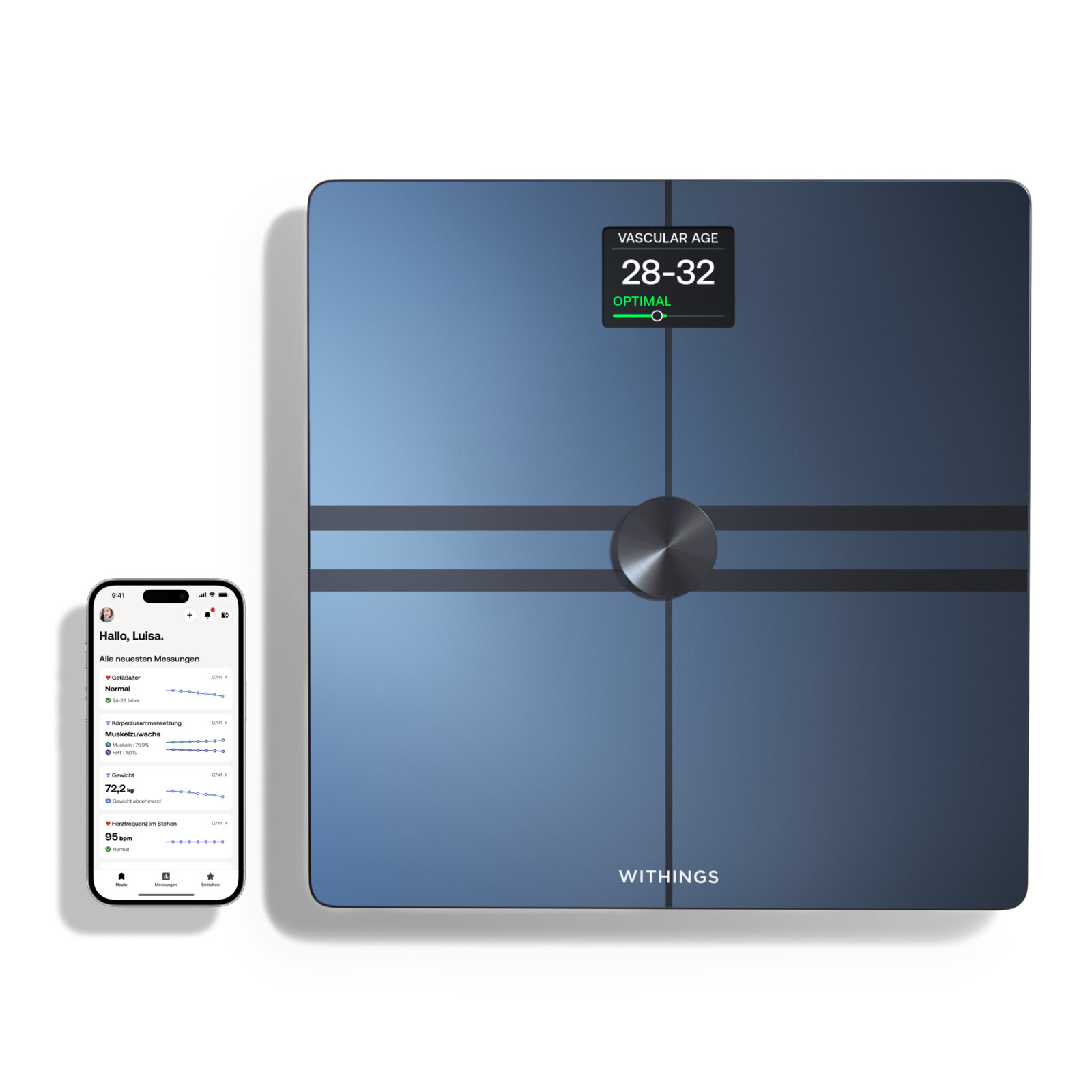 Withings Body Comp K&ouml;rperwaage schwarz