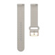Polar Armband 20mm Silikon S-L greige