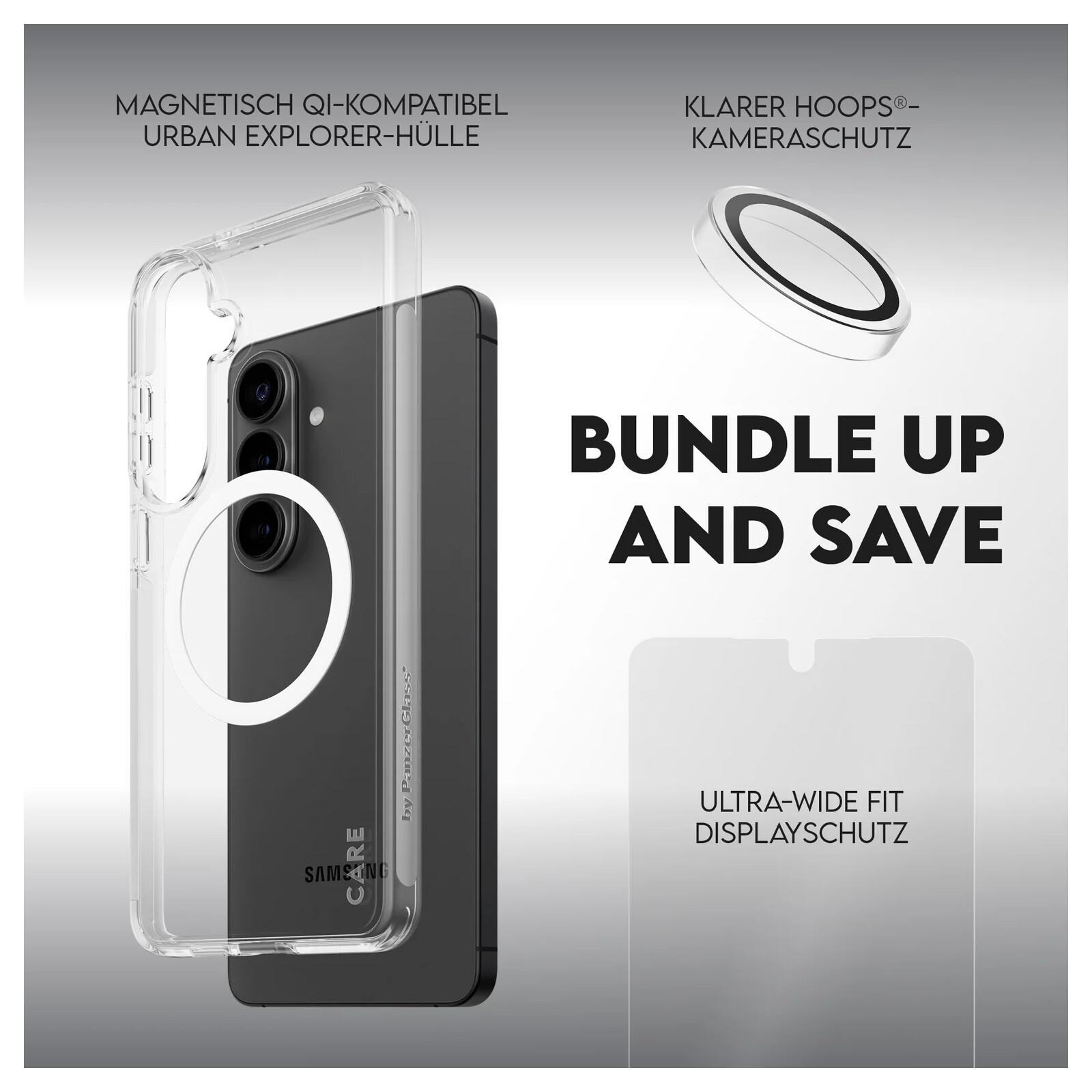 PanzerGlass Care Urban 3 in 1 Bundle Samsung Galaxy S26