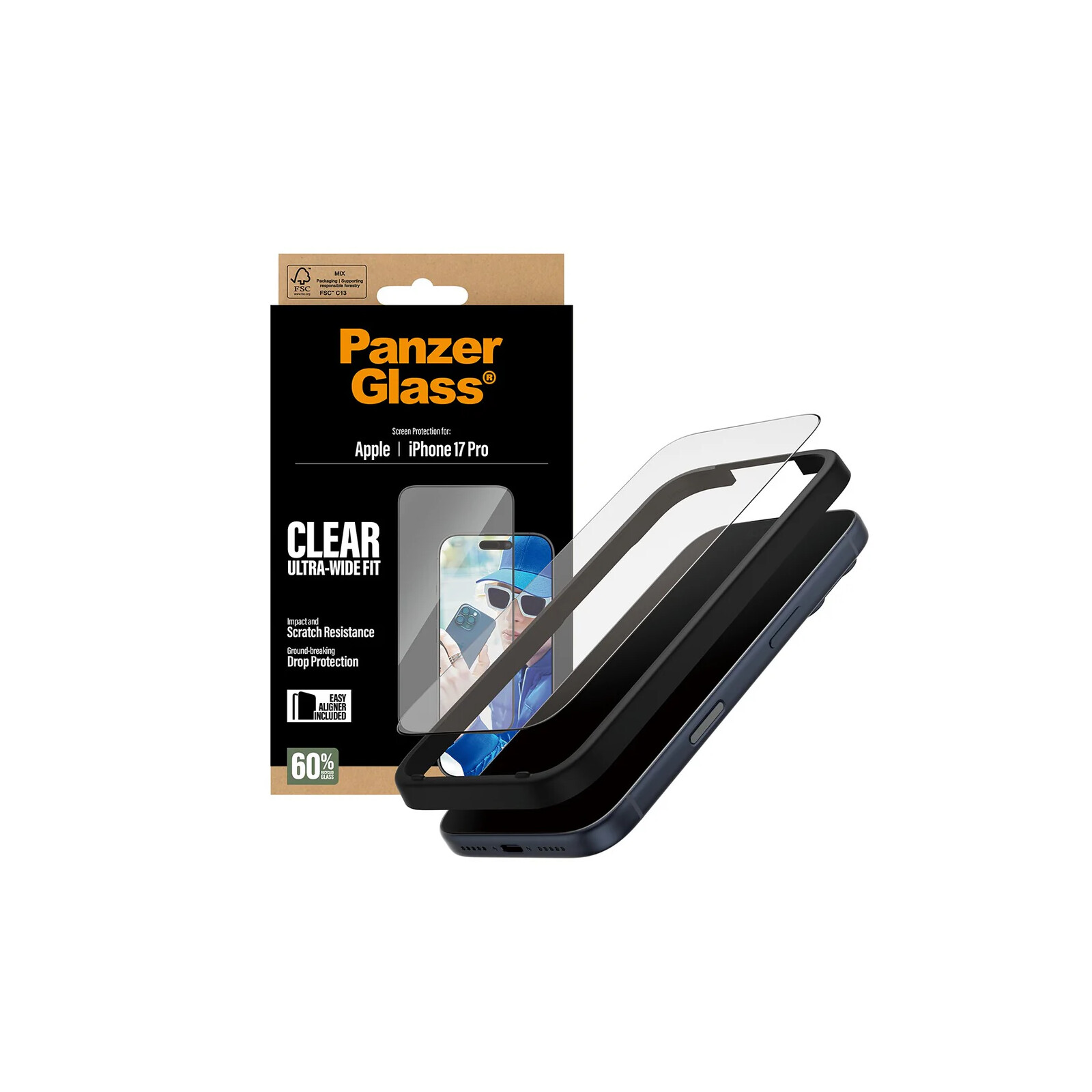 PanzerGlass Screen Protector Apple iPhone 17 Pro