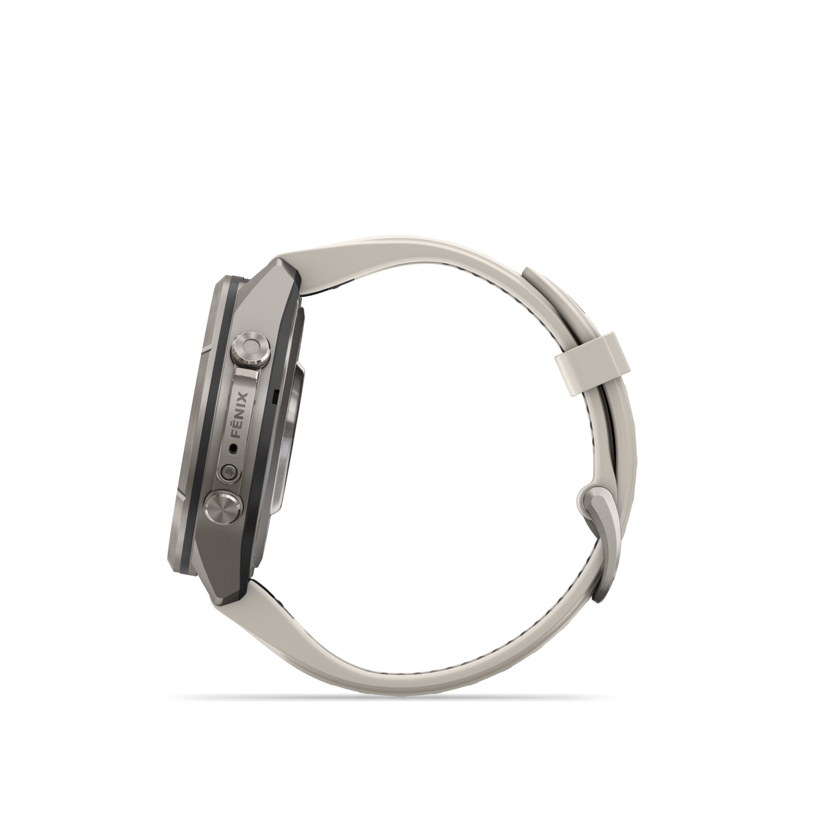 Garmin Fenix 9 Pro inReach 43mm Titan Silikonband Nebelgrau/Sandstein