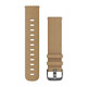 Garmin Uhrenarmband Vivomove 20mm Leder Schiefer