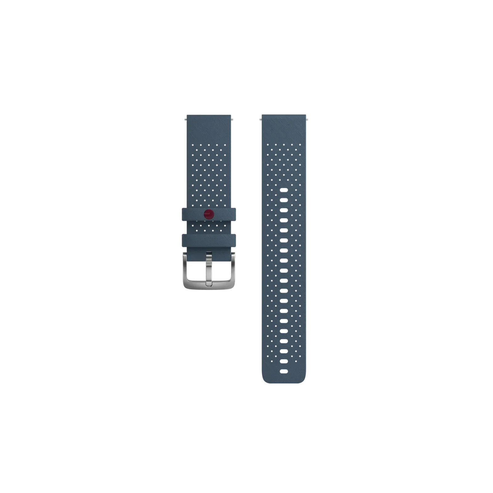 Polar Armband 22mm Silikon S-L blue/grey
