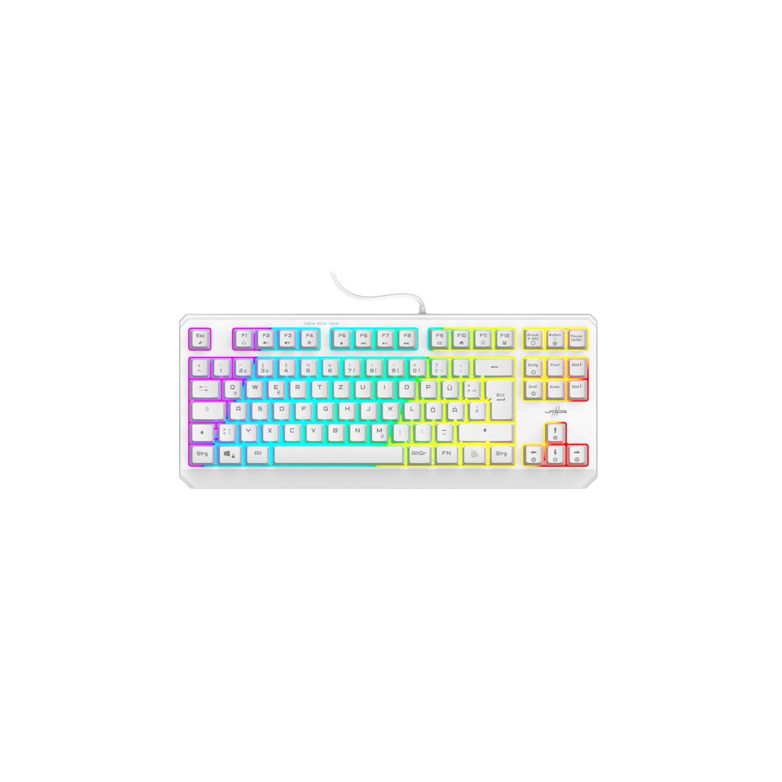 Urage Gaming Keyboard Exodus 220 wei&szlig;