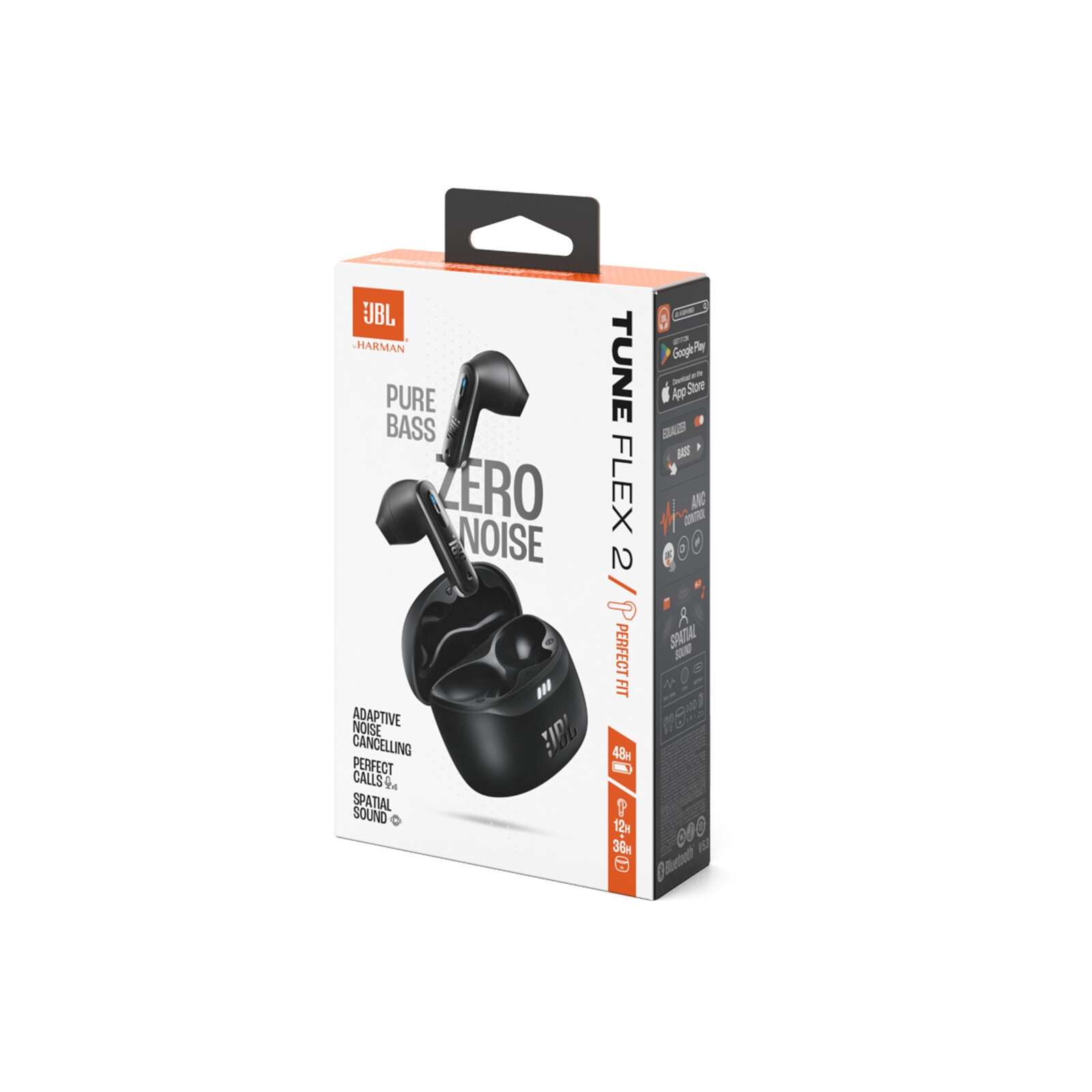 JBL Tune Flex 2 kabelloser In-Ear Kopfh&ouml;rer, schwarz