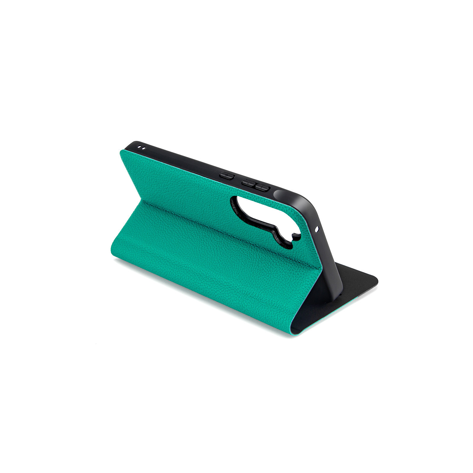 felixx Premium Book Case Venezia bistro green mit Standfunktion und Innenfach f&uuml;r Samsung Galaxy A35 5G