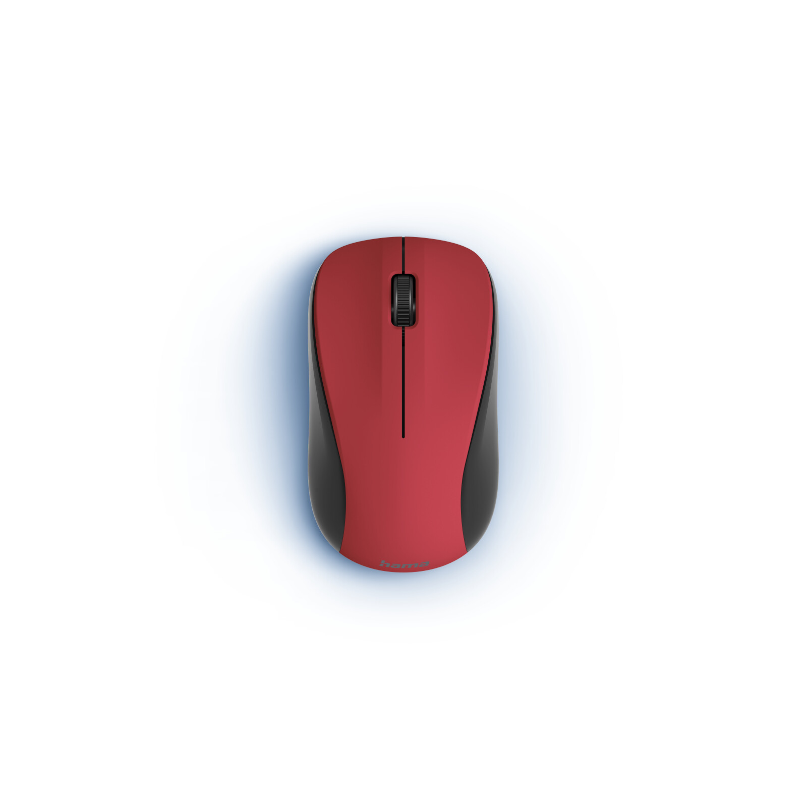 Hama Optische 3-Tasten Funkmaus MW-300 V2 ger&auml;uschlos rot