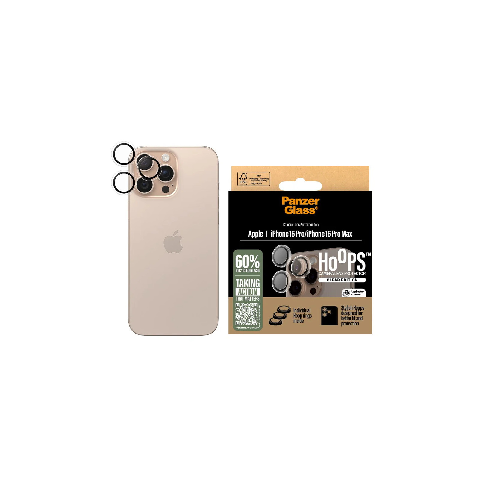 Panzerglass Camera Protection Apple iPhone 16 Pro/Pro Max