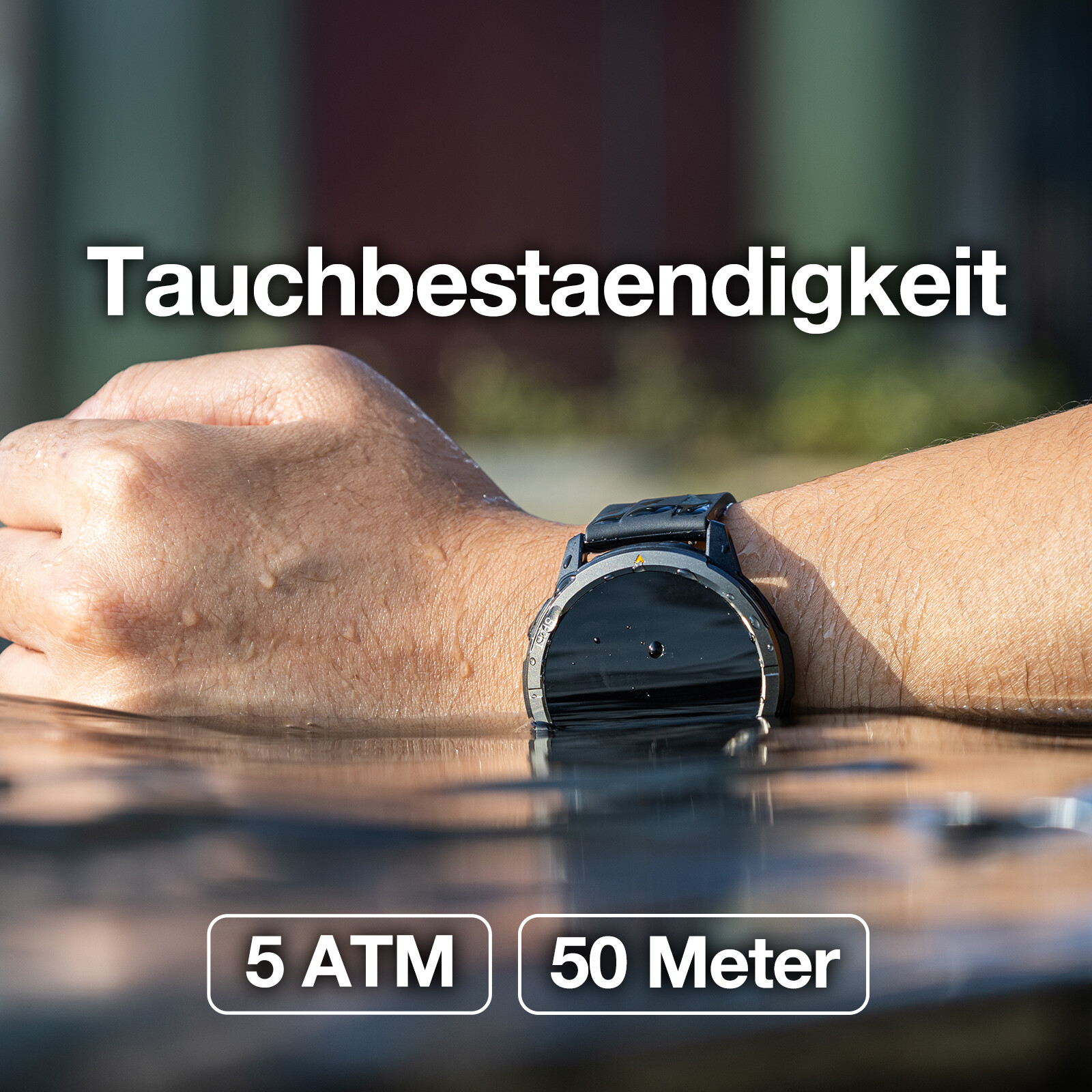 AGM Legion Smartwatch Weiß-Grau
