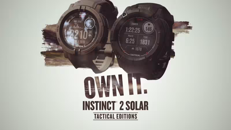 Garmin Instinct 2X Solar-Tactical Edition schwarz