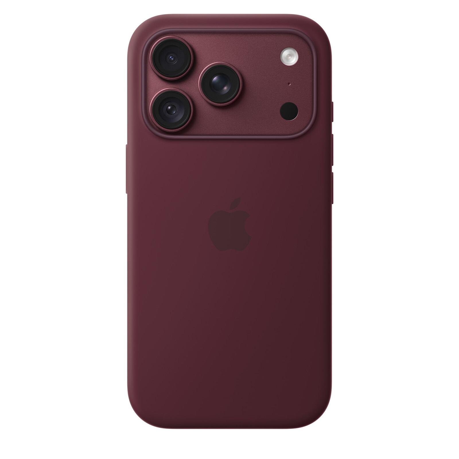 Apple iPhone 18 Pro Silikon Case mit MagSafe Burgundy