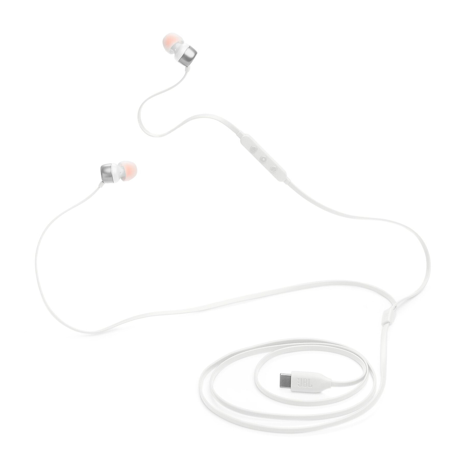 JBL TUNE310C kabelgebundener USB-C In-Ear Kopfh&ouml;rer wei&szlig;