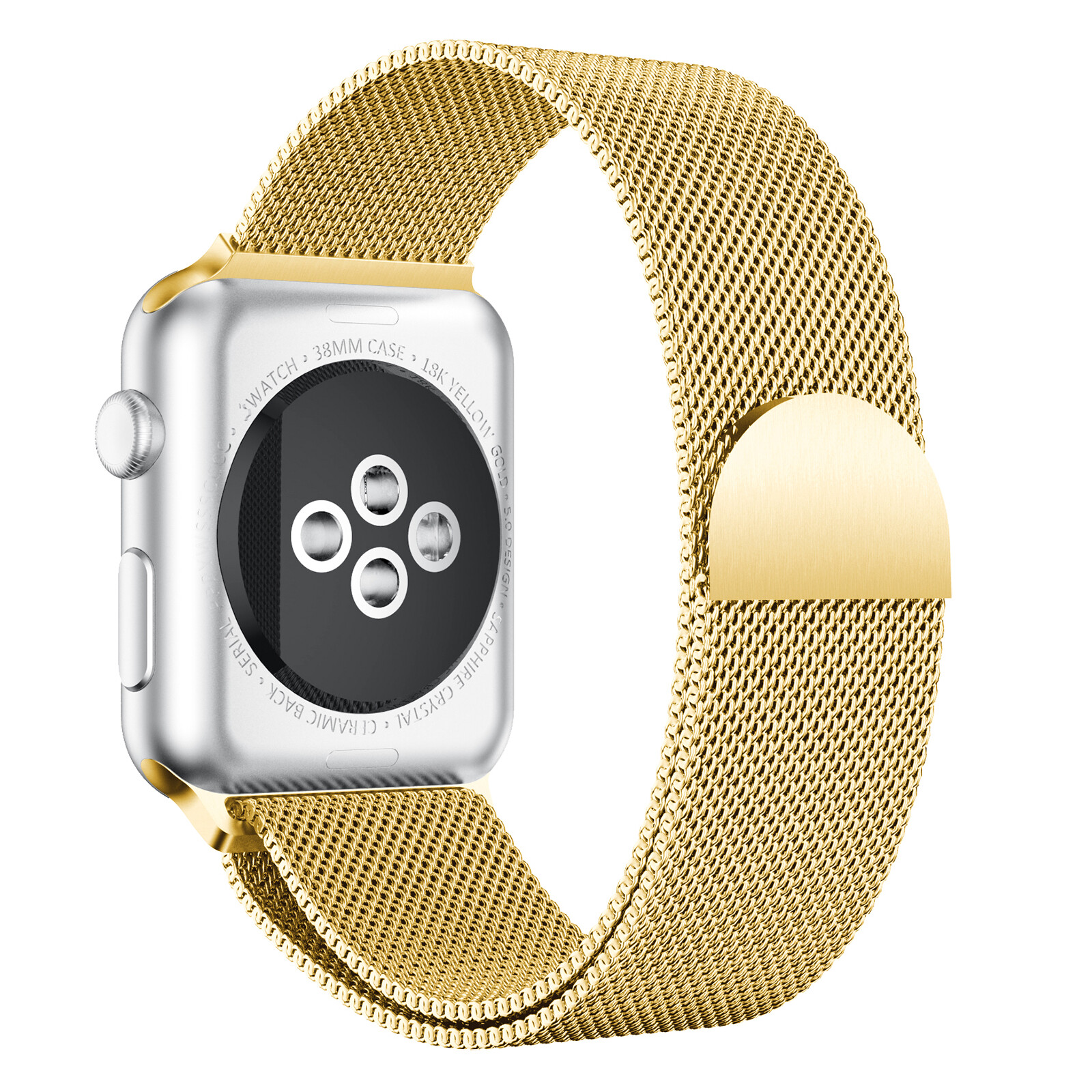 Felixx Smartwatcharmband Edelst.Milanaise Gold 38/40 iWatch
