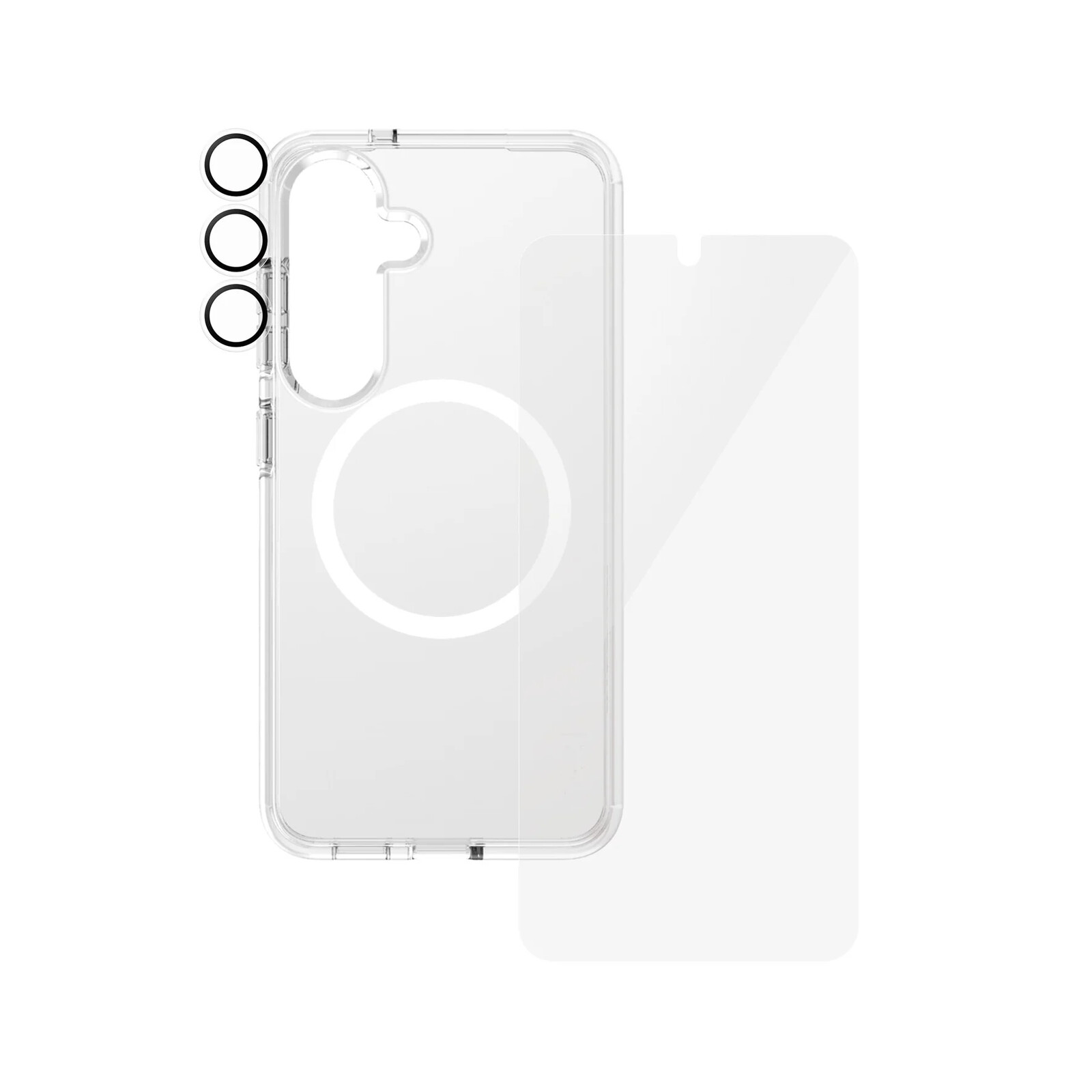 CARE PanzerGlass Flagship 3-in-1 Bundle Galaxy S25