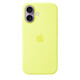Apple iPhone 17 Silicone Case mit MagSafe Neon Yellow
