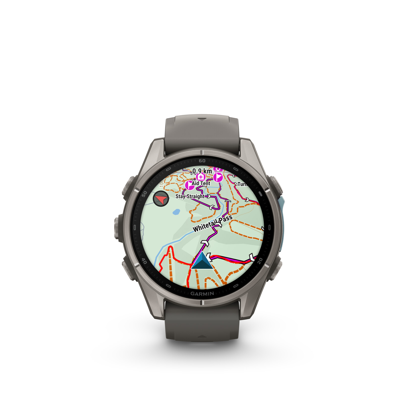 Garmin Fenix 9 43mm Kieselgrau/Titan