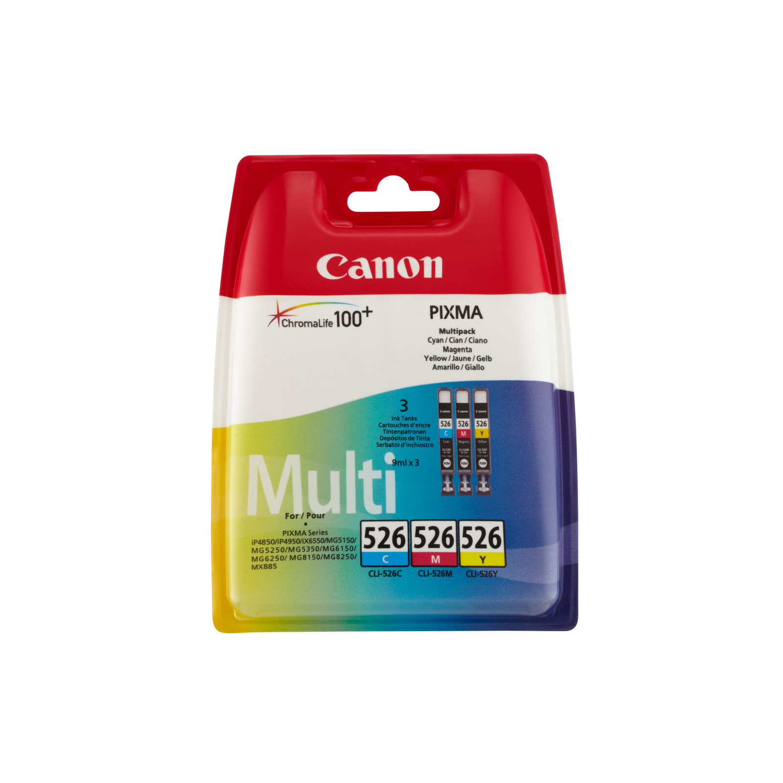 Canon CLI-526CMY Tinte color