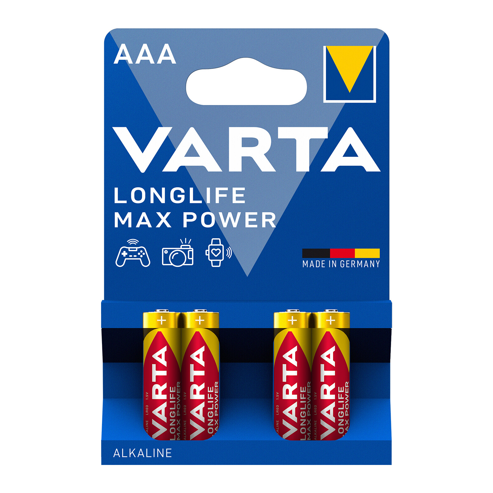 Varta 4703 AAA Longlife Max Power 1,5V 4er