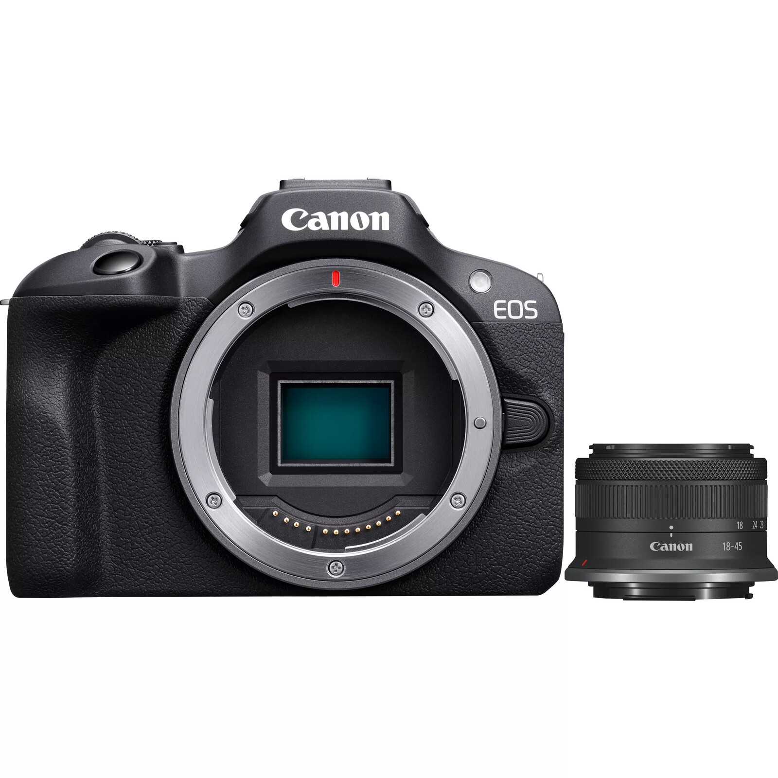 Canon EOS R100 Geh&auml;use + RF-S 18-45mm F4.5-6.3 IS STM