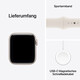 Apple Watch SE 3 LTE 40mm Starlight Alu Case + Starlight Sport M/L