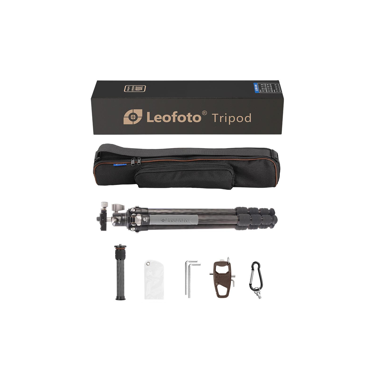 Leofoto RF-224C+ Ballhead LH-25 Stativ 