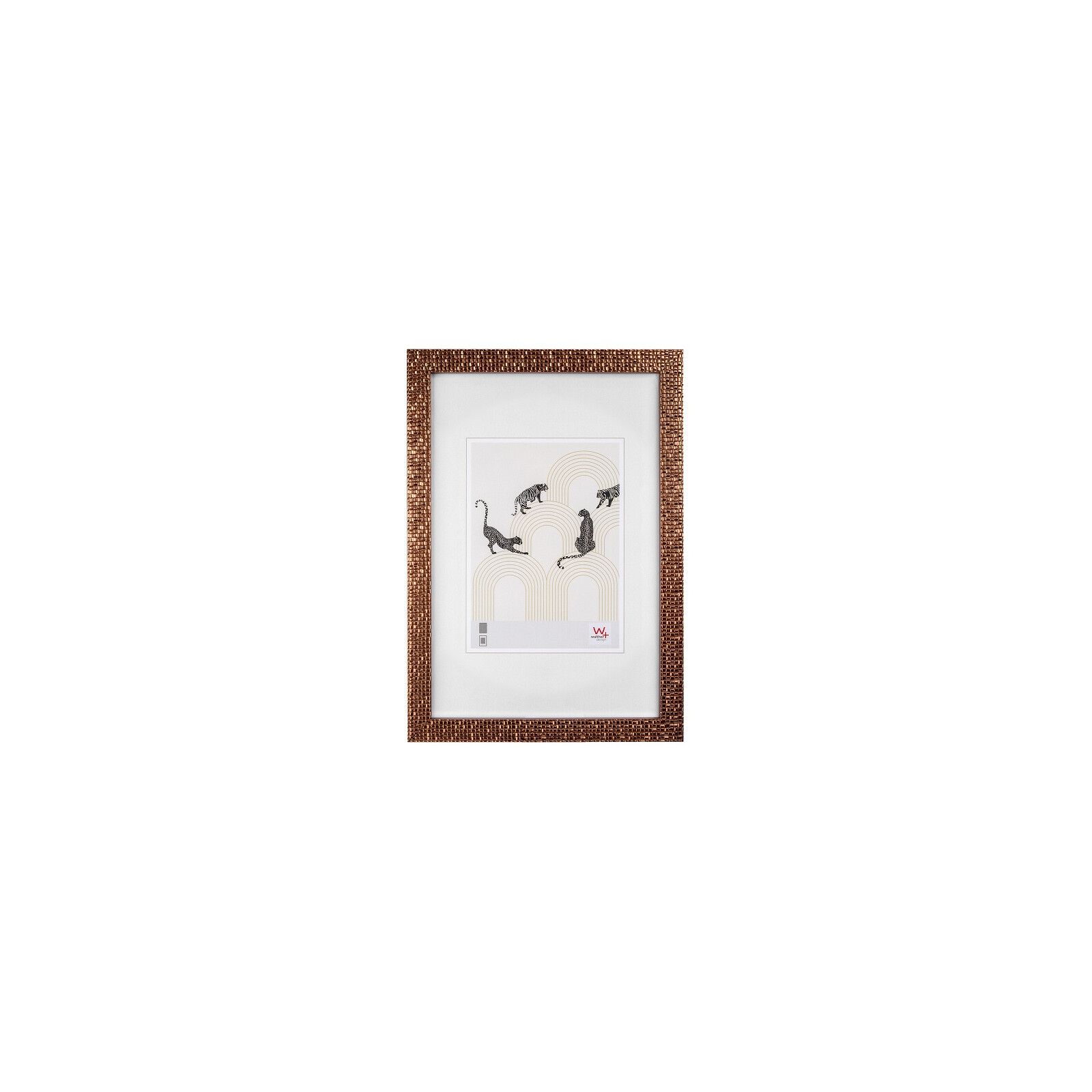 Bilderrahmen "Mosaic" Design 15x20 kupfer