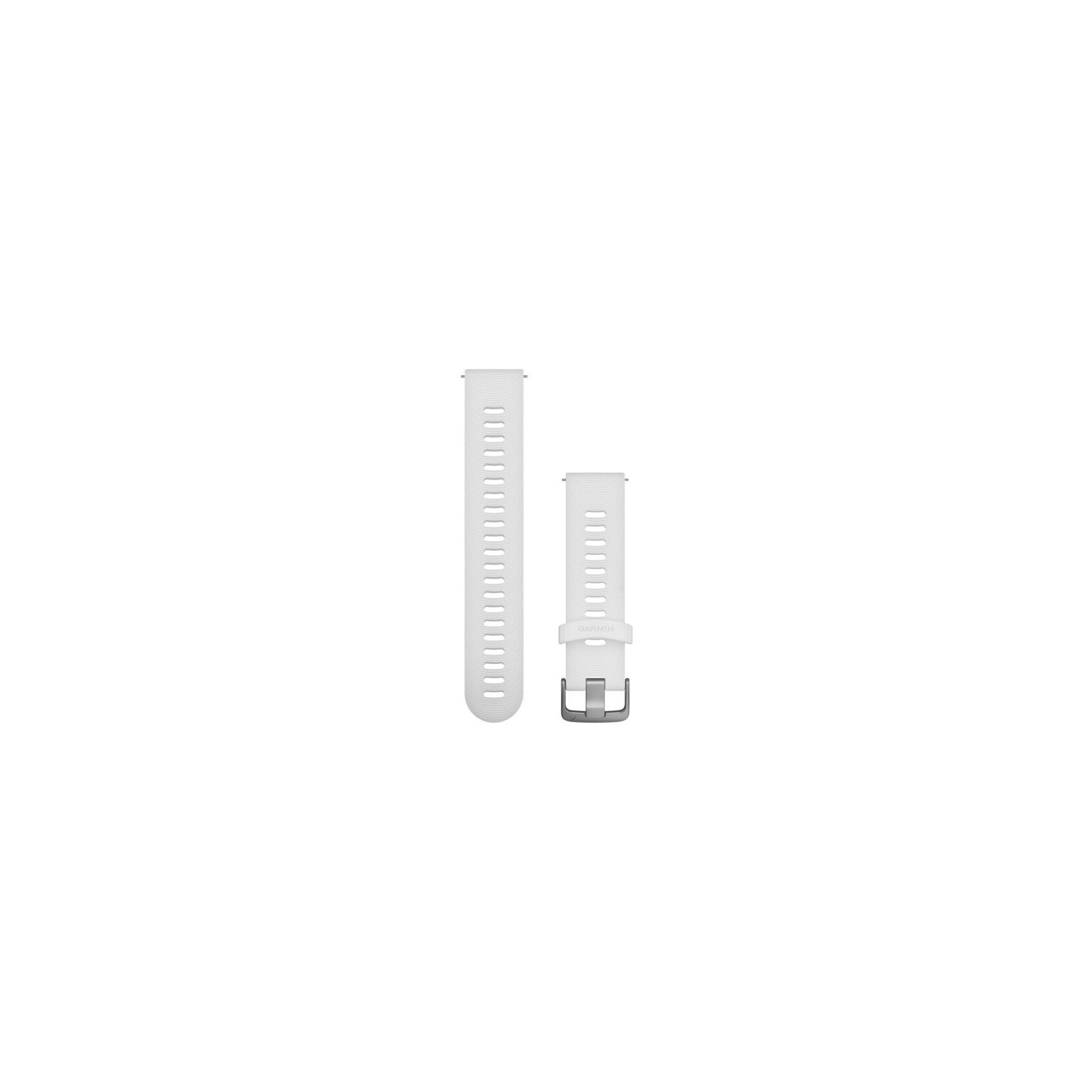 Garmin Uhrenarmband Forerunner 20mm Silikon Wei&szlig;