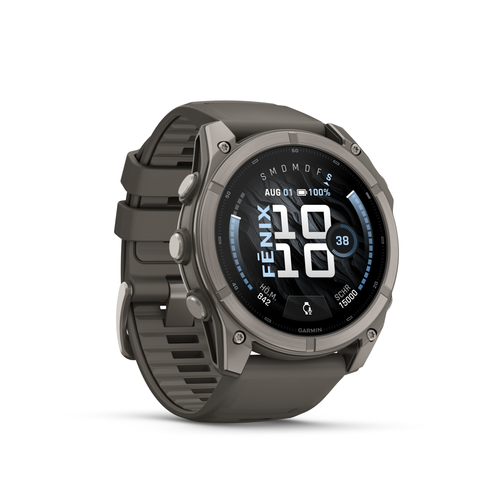 Garmin Fenix 9 51mm Kieselgrau/Titan