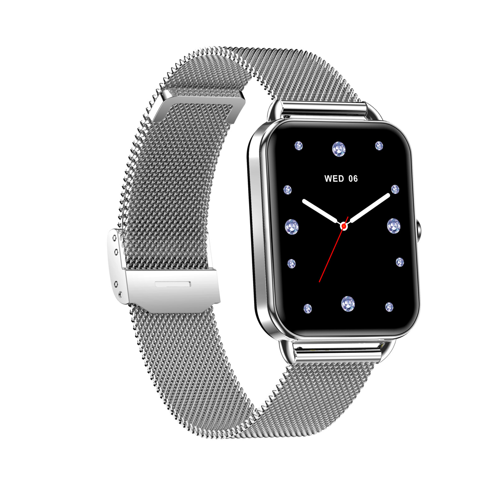 Felixx Smartwatch F606, Amoled 1.65, LADY, silver