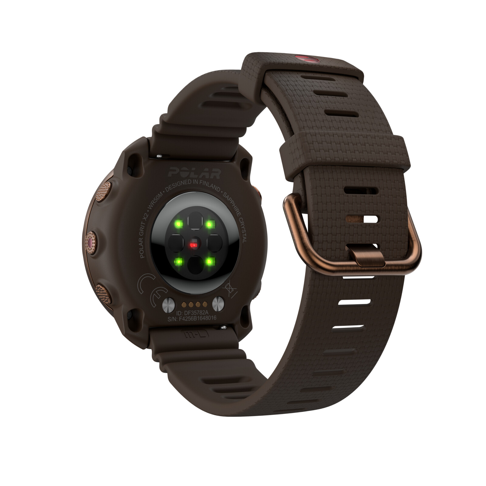 Polar Armband 22mm S-L Brown Copper