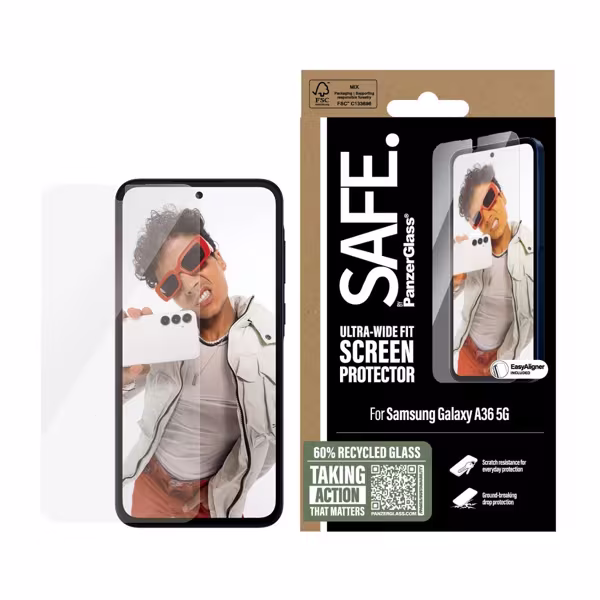 SAFE PanzerGlass Screen Protector Samsung Galaxy A36 5G