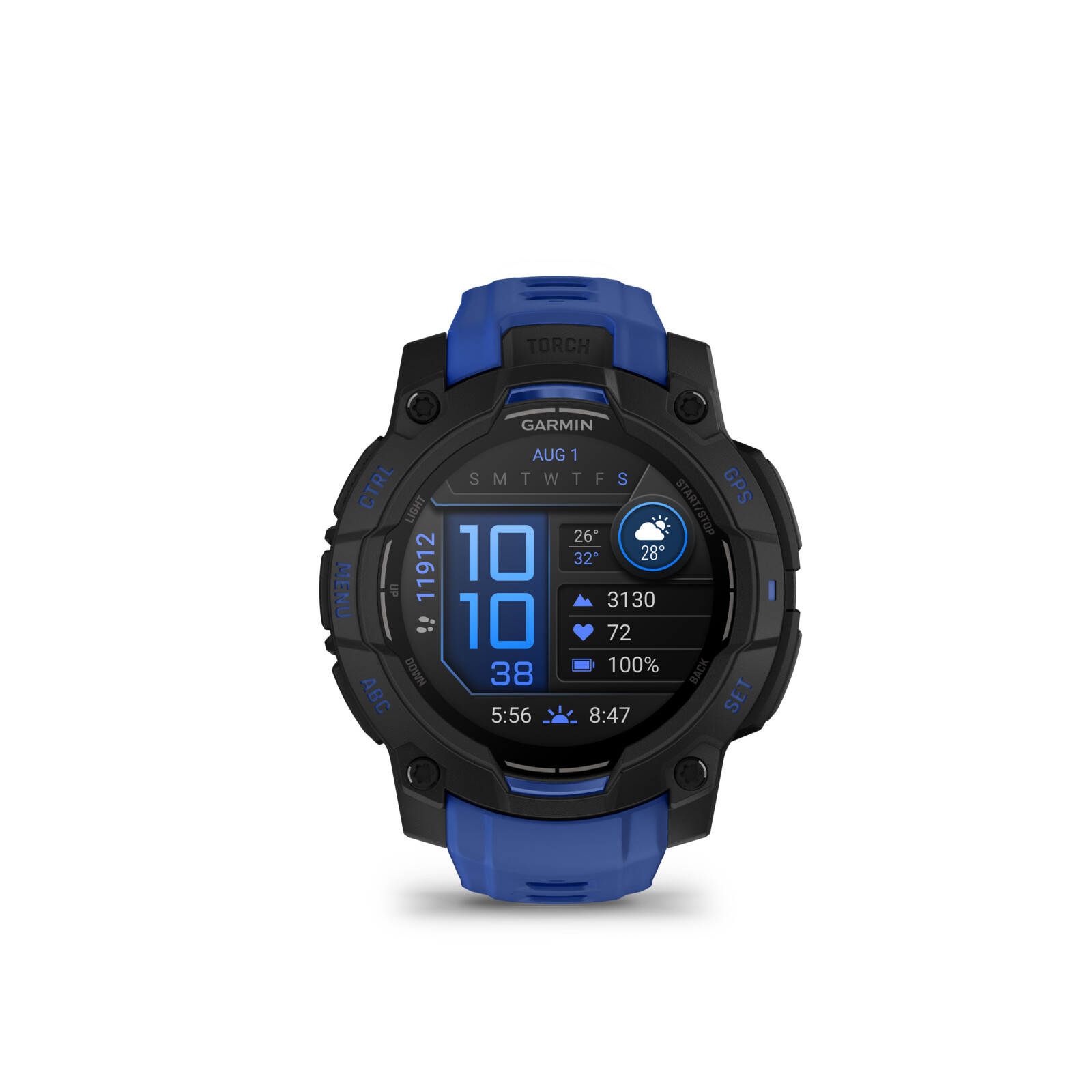 Garmin Instinct 3 AMOLED Supernova Edition 45 mm Schwarz