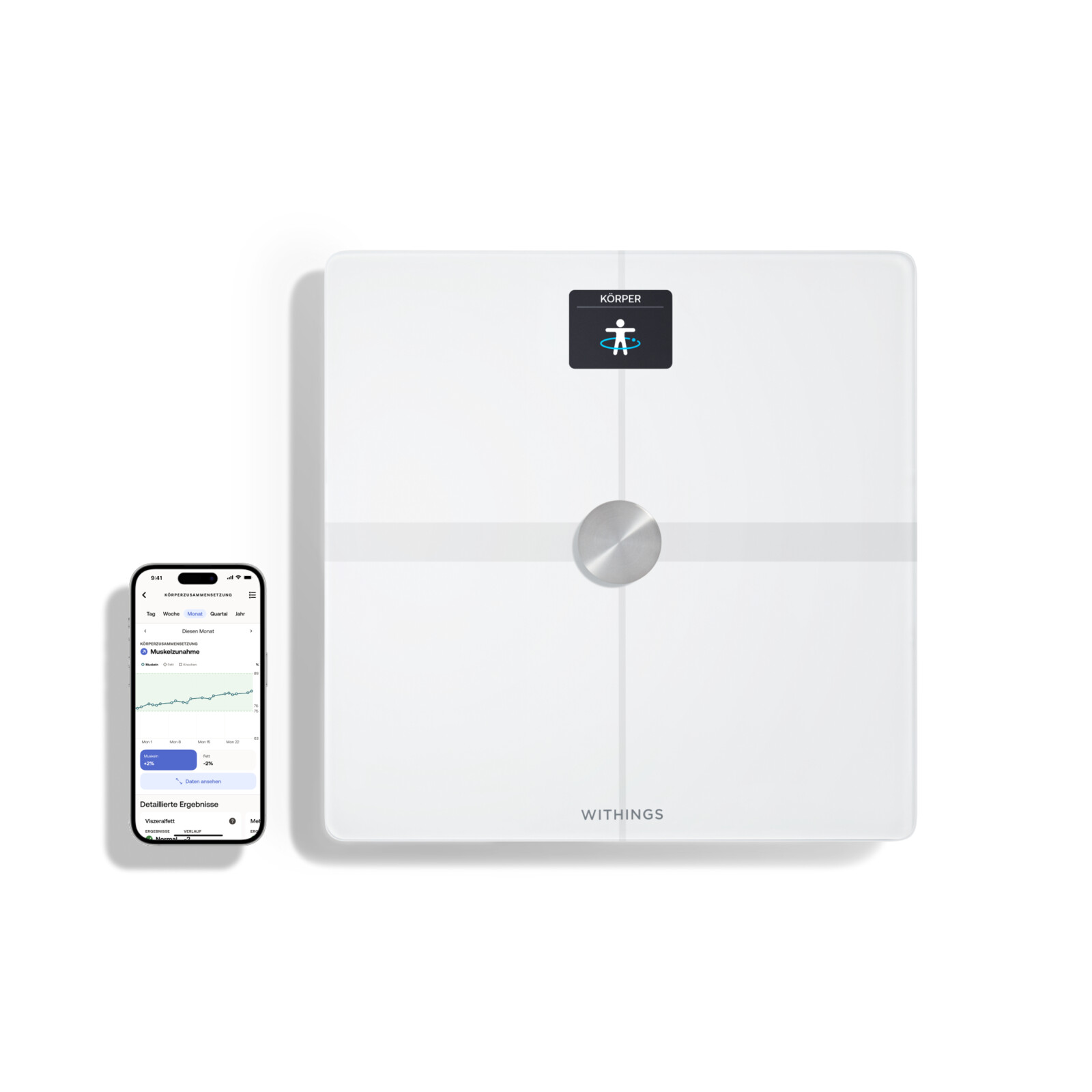 Withings Body SMART K&ouml;rperwaage wei&szlig;