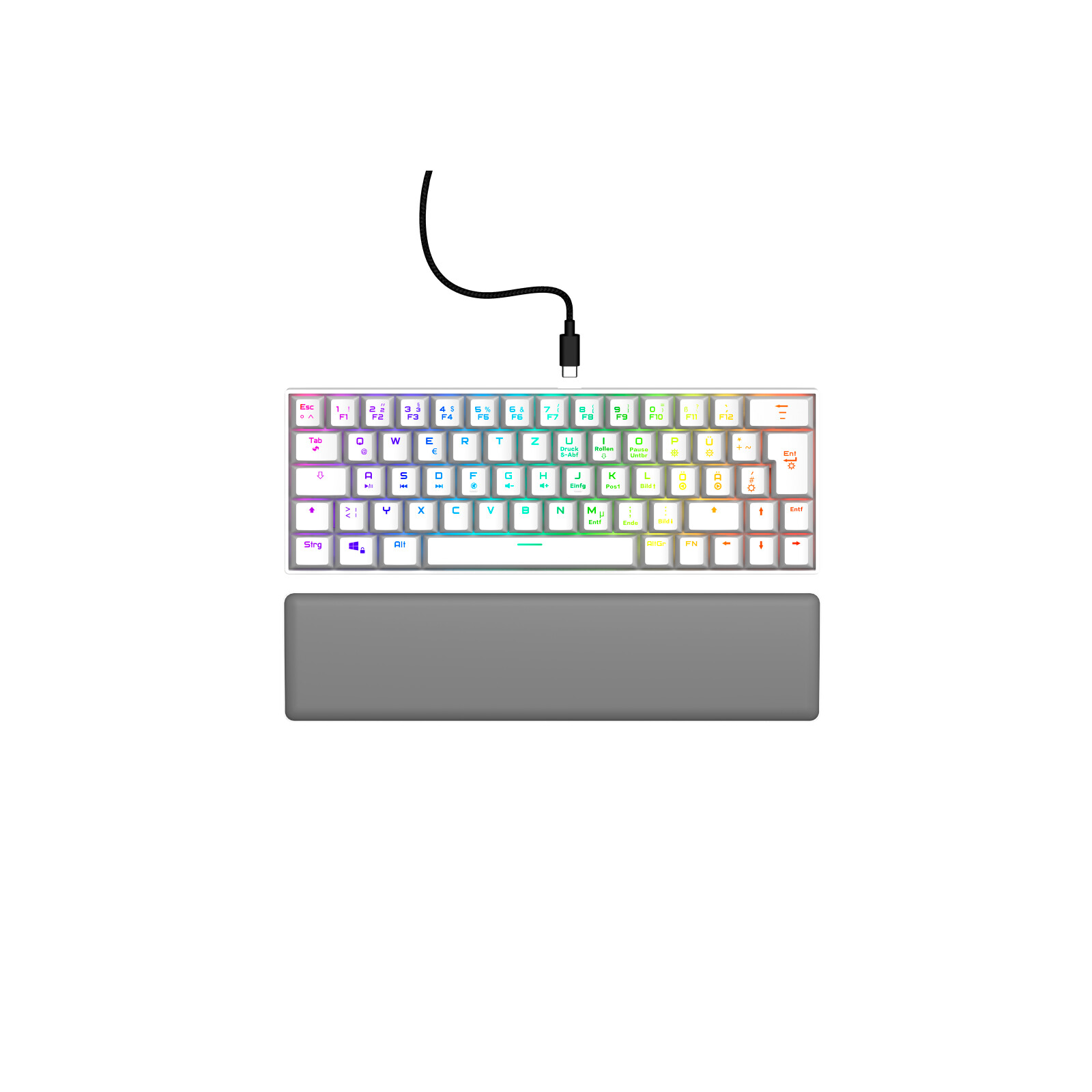 Urage Gaming Keyboard Exodus 760 wei&szlig;