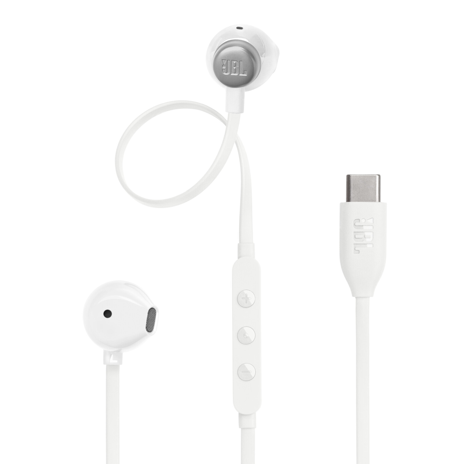 JBL Tune 305C kabelgebundener USB-C In-Ear Kopfh&ouml;rer wei&szlig;