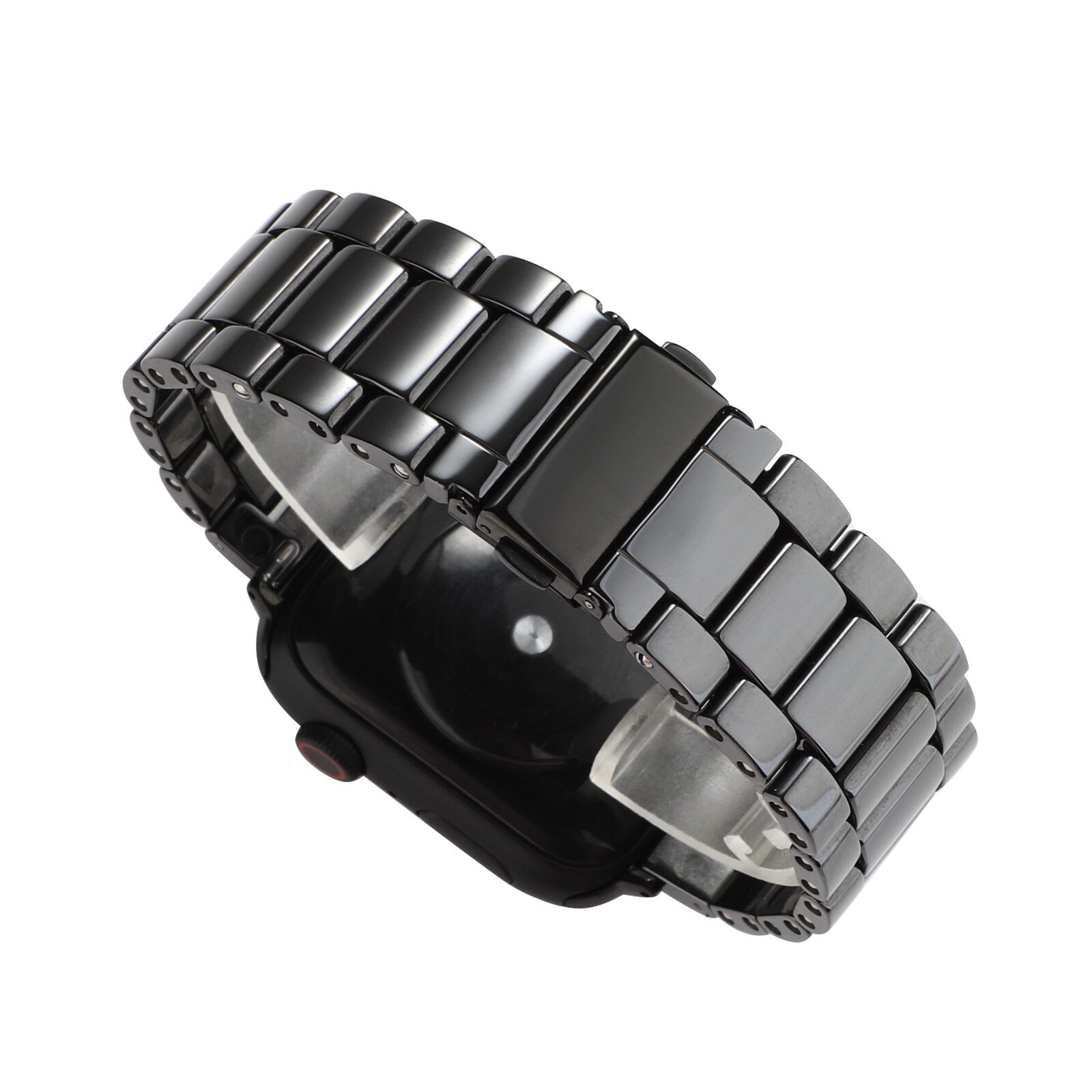 Mika Uhrenarmband Apple 42/44mm Keramik schwarz
