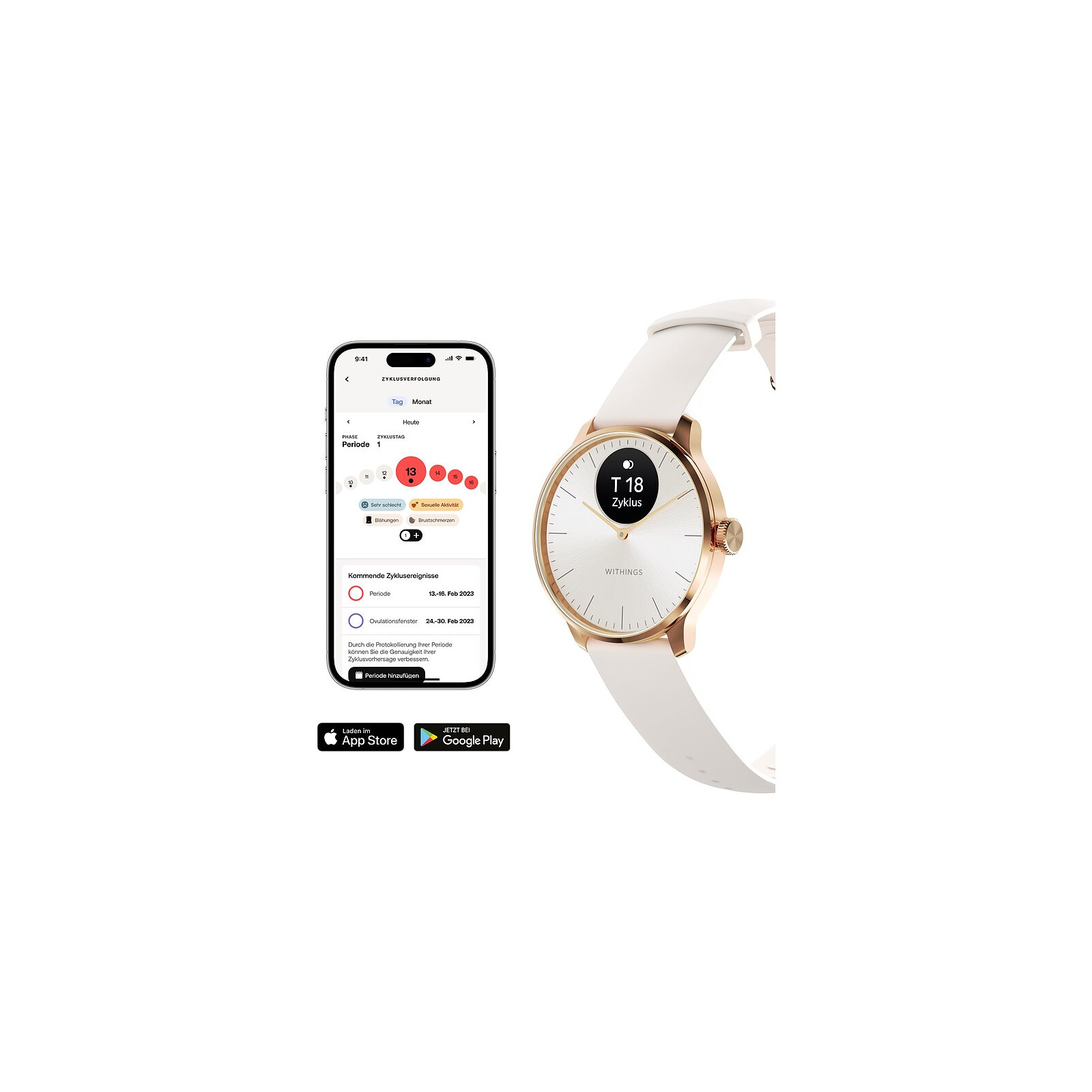 Withings Scanwatch light 37mm rosegold