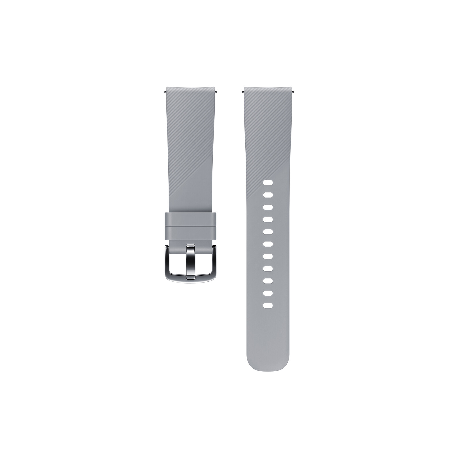 Samsung Band 20mm Sport Armband Silikon Grau