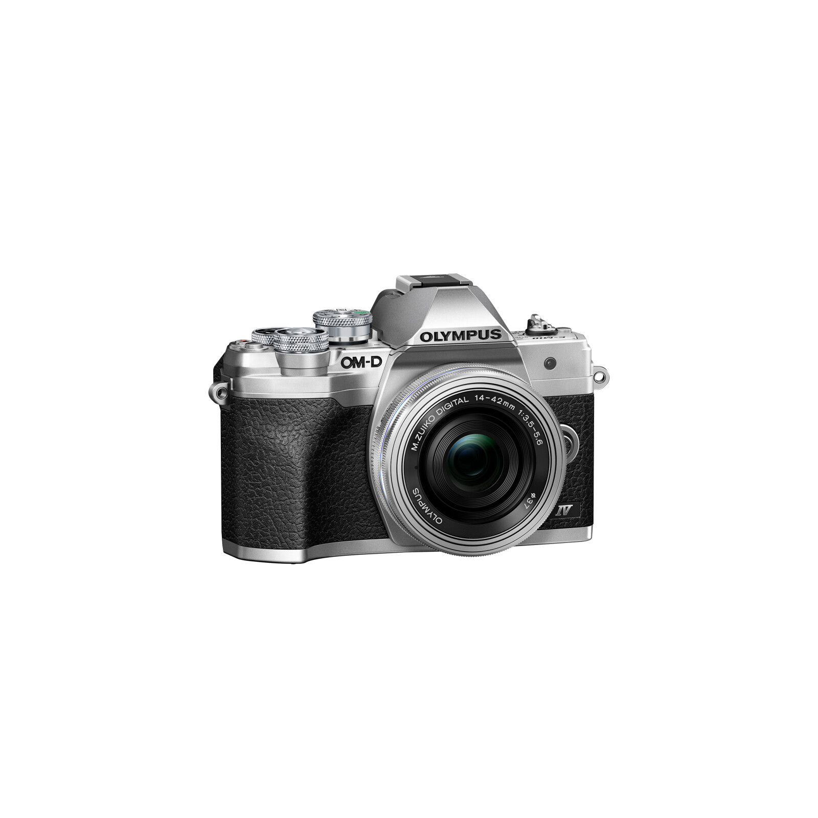 Olympus OM-D E-M 10 MARK IV silber + 14-42/3,5-5,6 EZ
