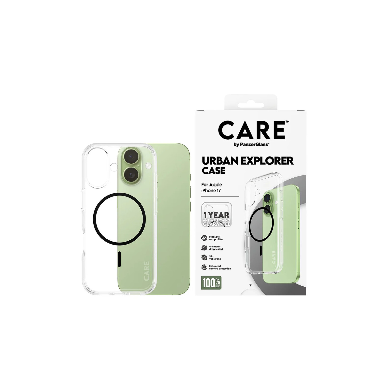 PanzerGlass CARE Flagship Case Clear Apple iPhone 17