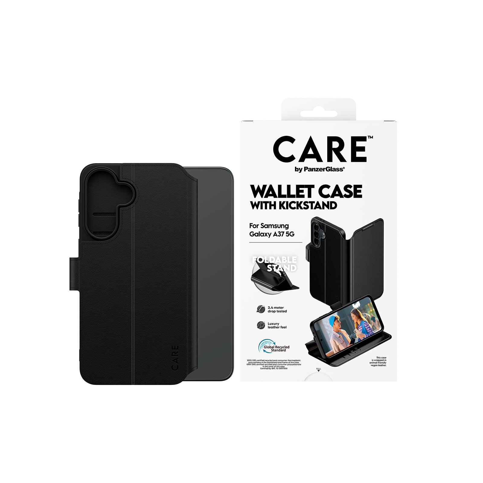 Care Wallet Case mit Kickstand Samsung Galaxy A37 5G