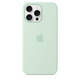 Apple iPhone 16 Pro Max Silikon Case mit MagSafe aquamarin