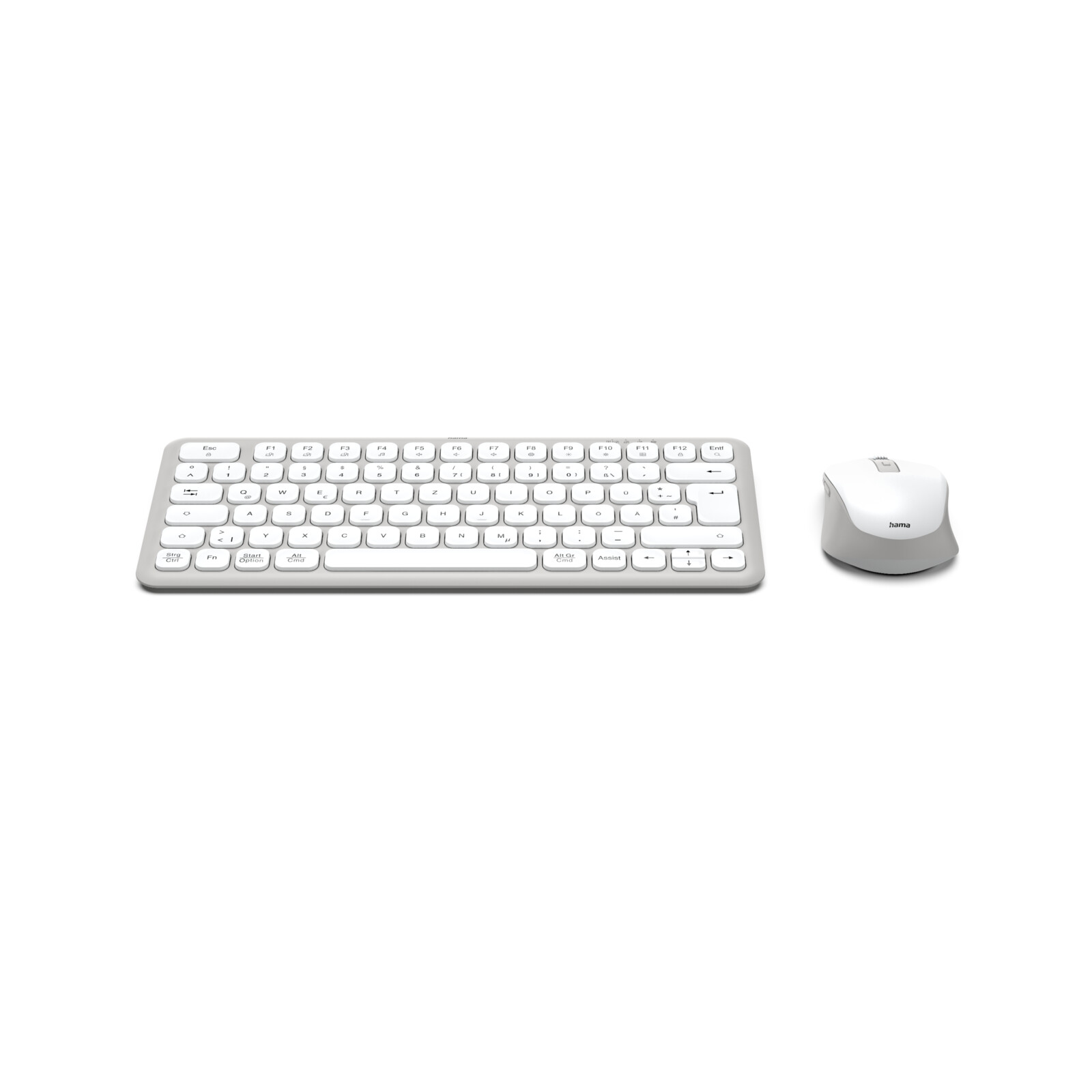 Hama Multi-Device-Tastatur/Maus-Set "WKM-500" Weiß
