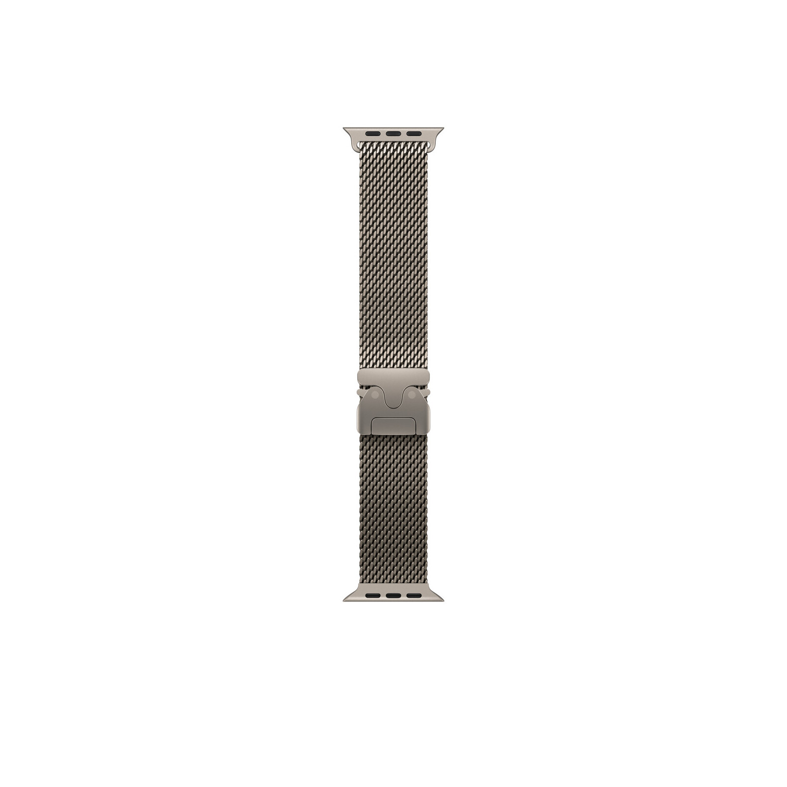 Apple Watch 49mm Milanaise Band S titan natur