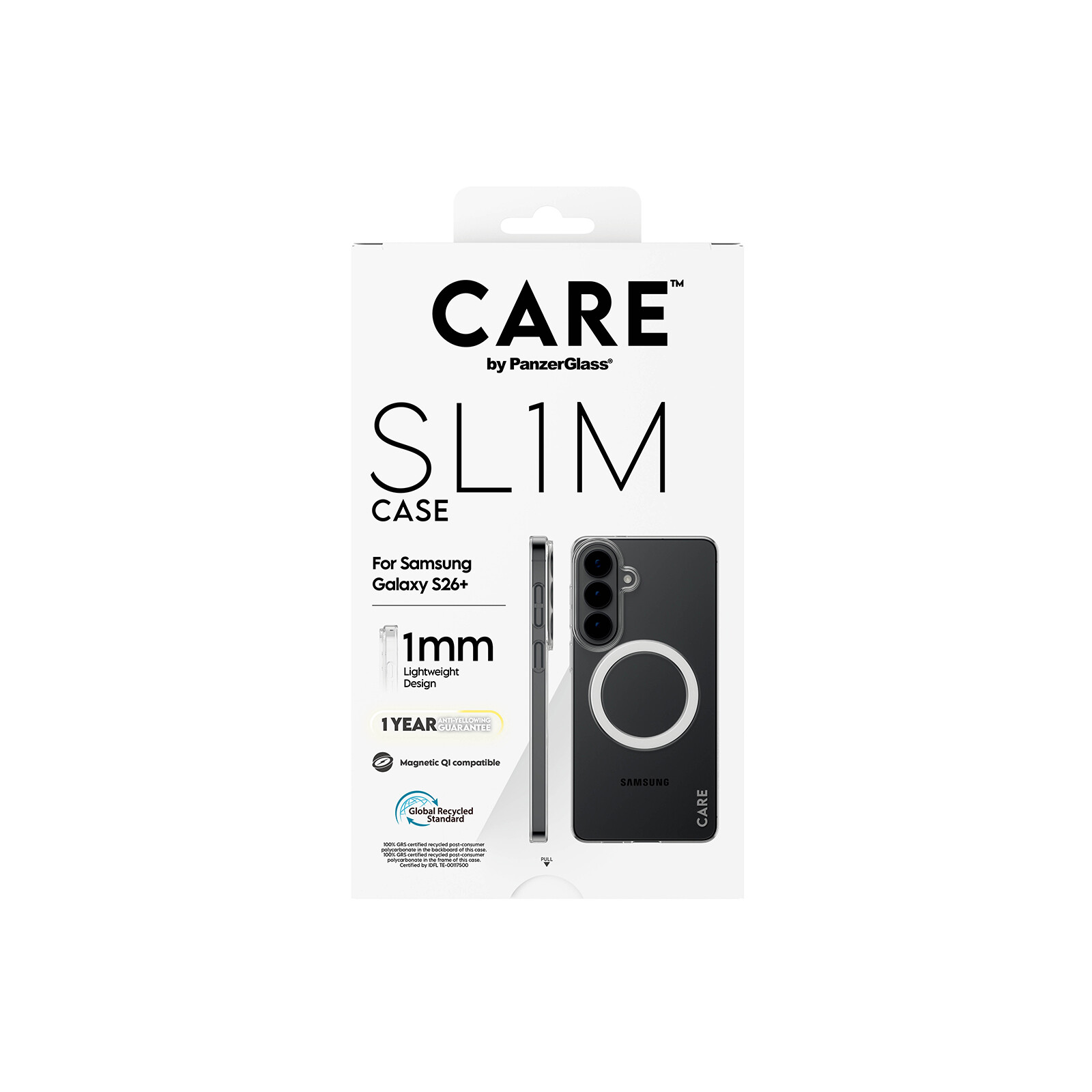 Care Back SL1M mit Qi Samsung Galaxy S26+ clear