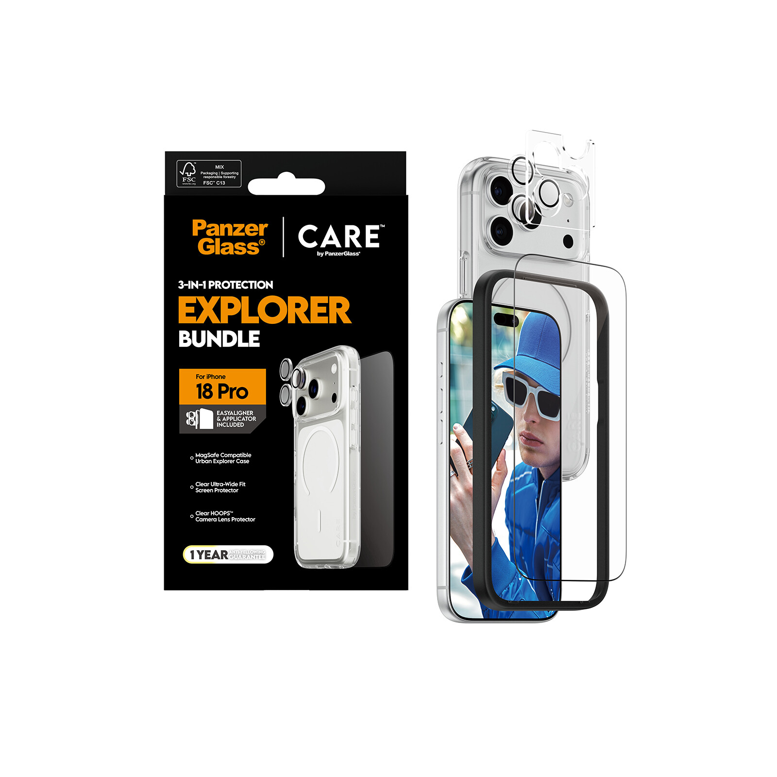 Care Flagship 3-in-1 Apple iPhone 2026 Pro Clear