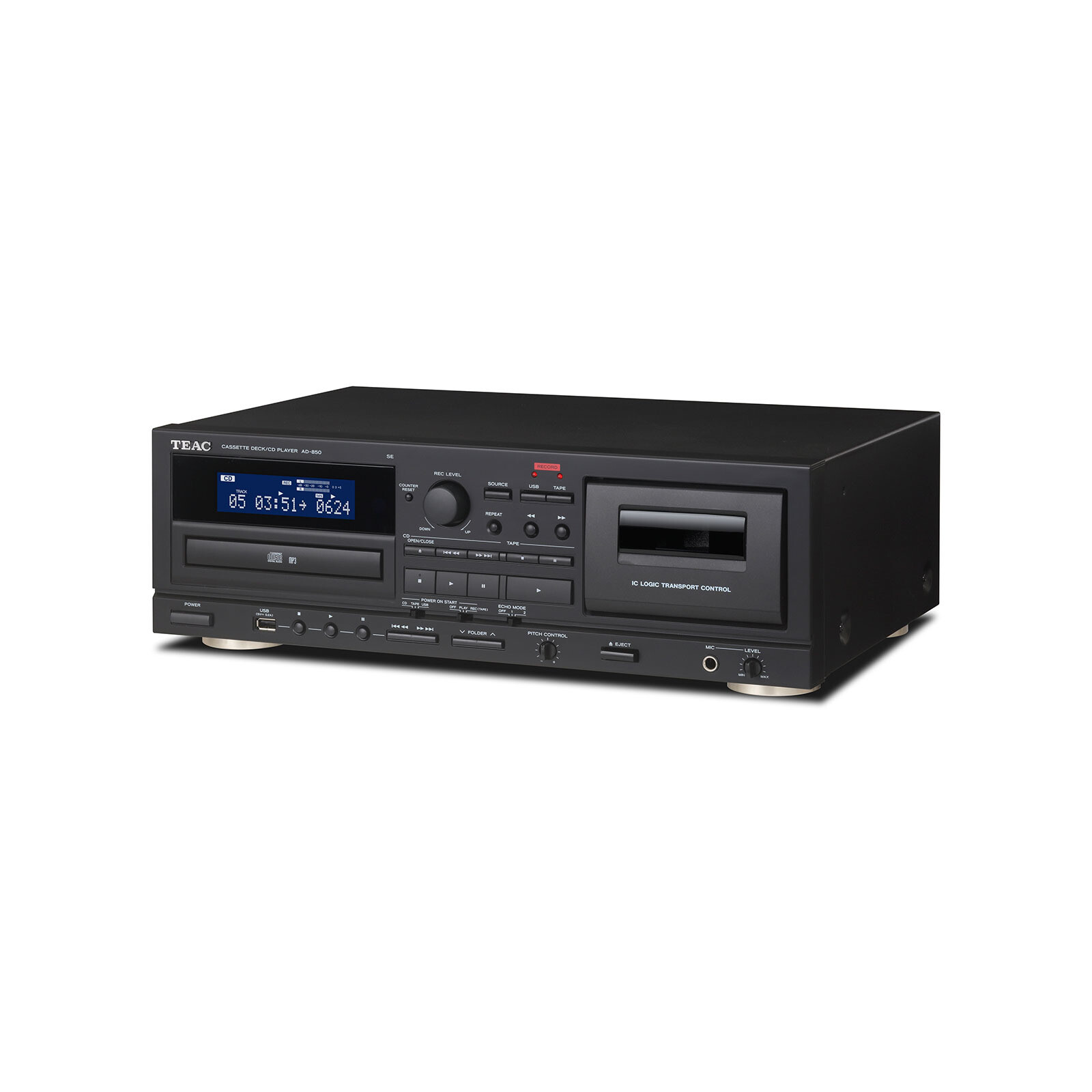Teac AD-850-SE CD/Cassette/USB Black EU/UK