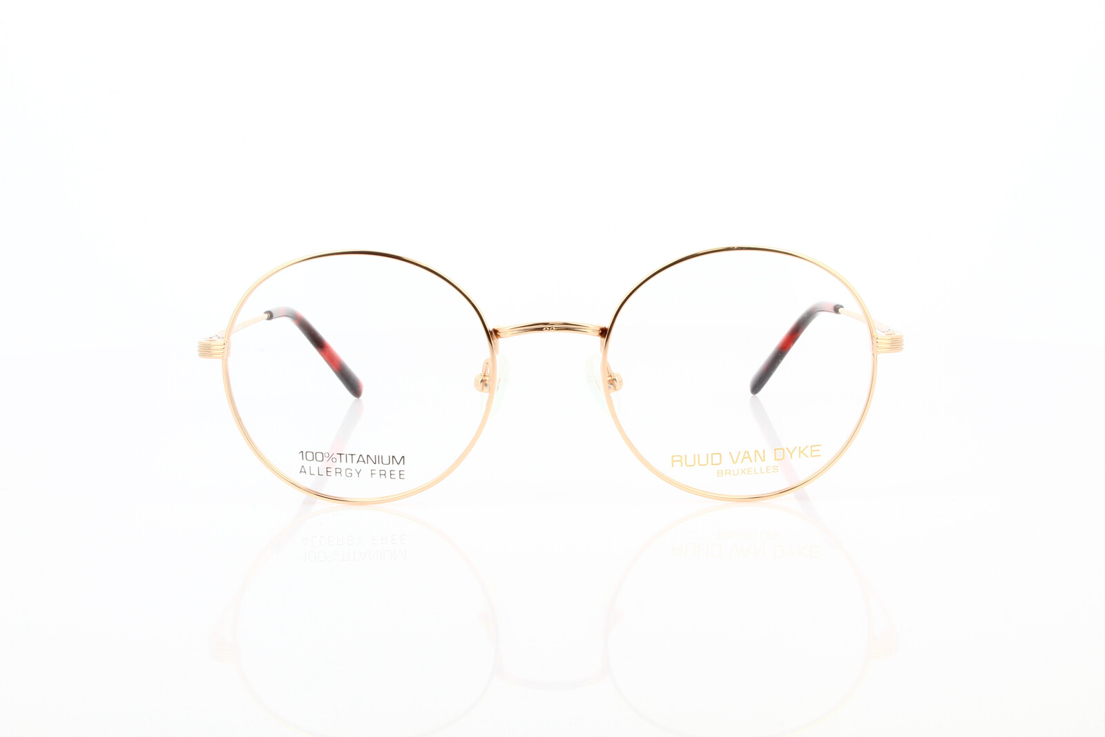 RVD 1162T-1H Damenbrille rund Metall Titan